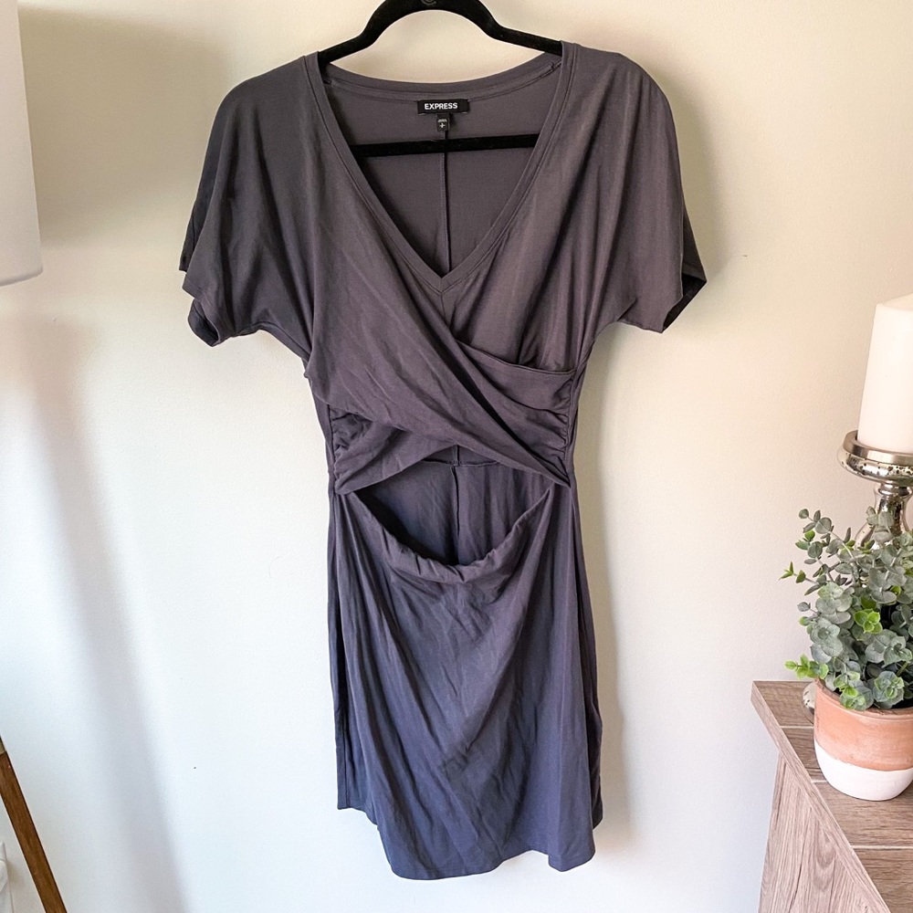 Express Cut Out Tshirt Dress